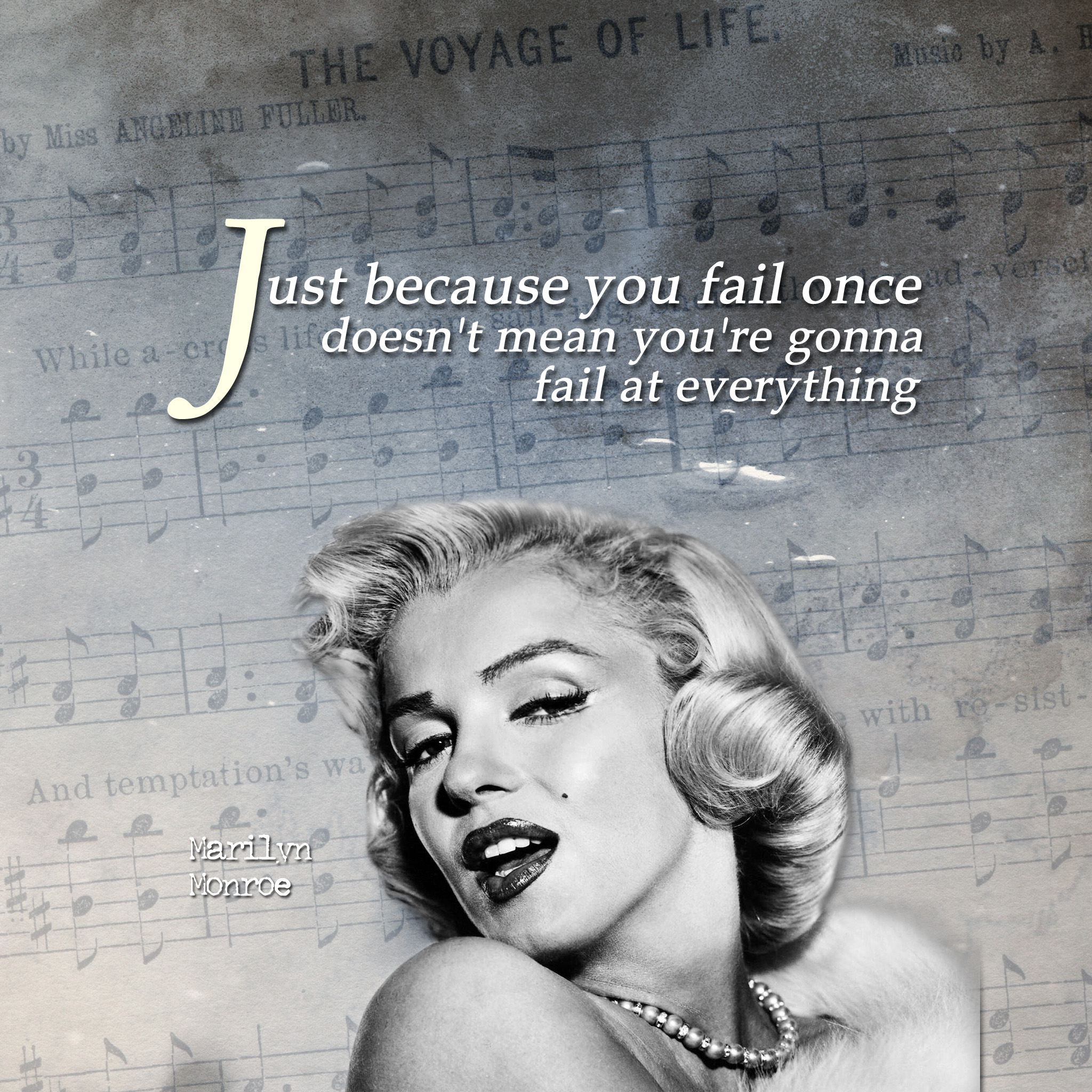 Inspirational iPad Wallpaper Failure By Marilyn Monroe