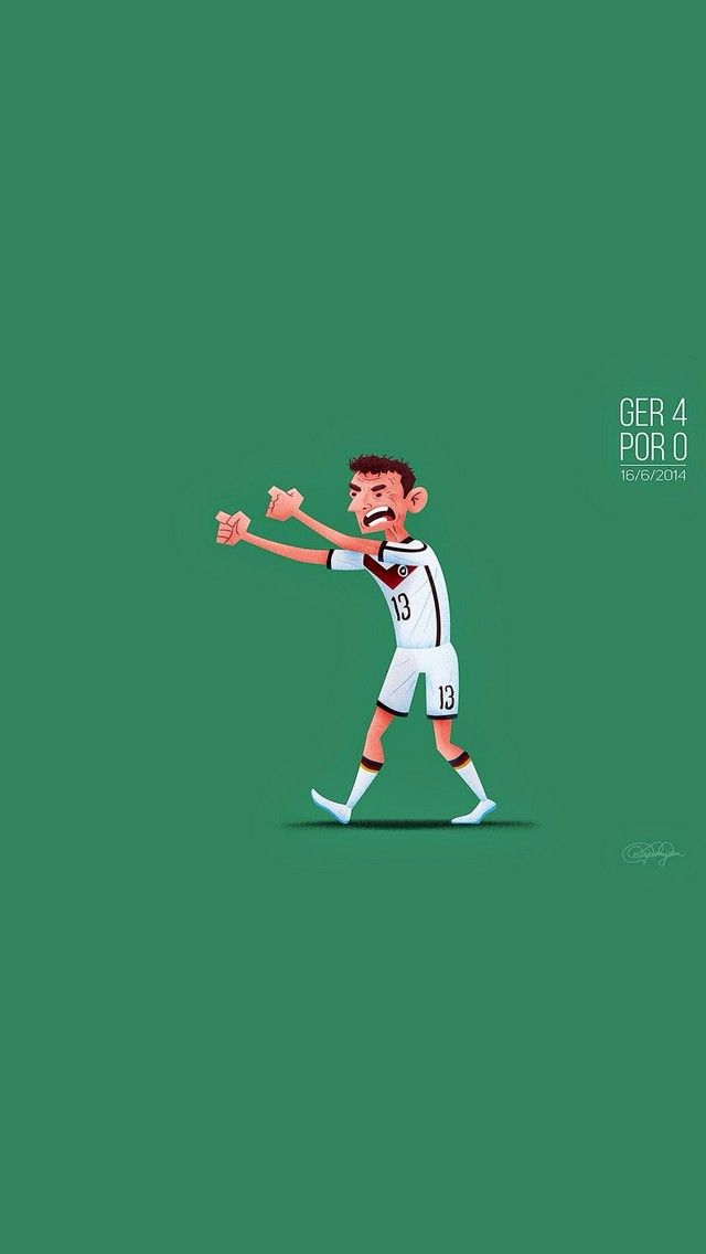 Hat Trick Hero Worldcup Football Cartoon Fanart iPhone