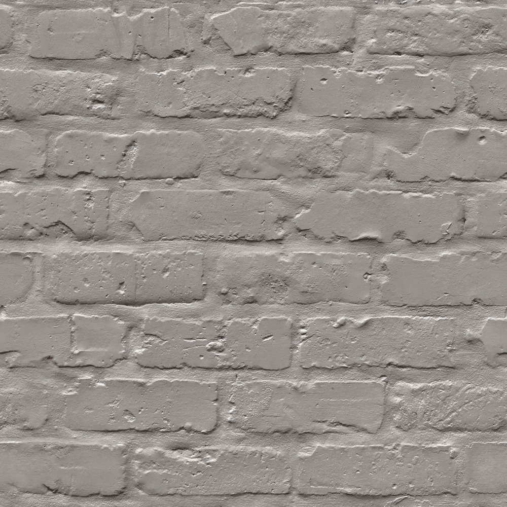 Contemporary Faux Brick Industrial Chic Brick Wall Wallpaper from