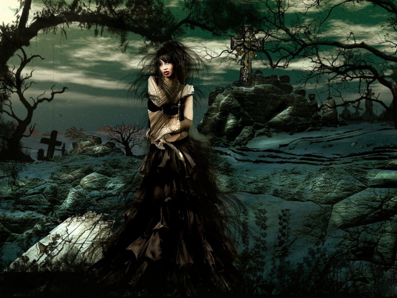 Cool Gothic Wallpaper
