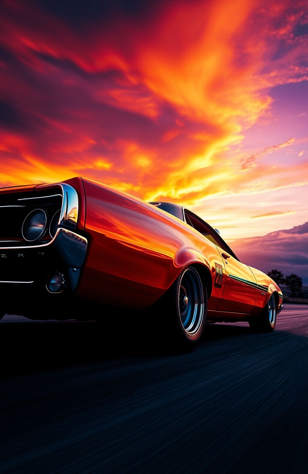 Classic Muscle Car Wallpaper