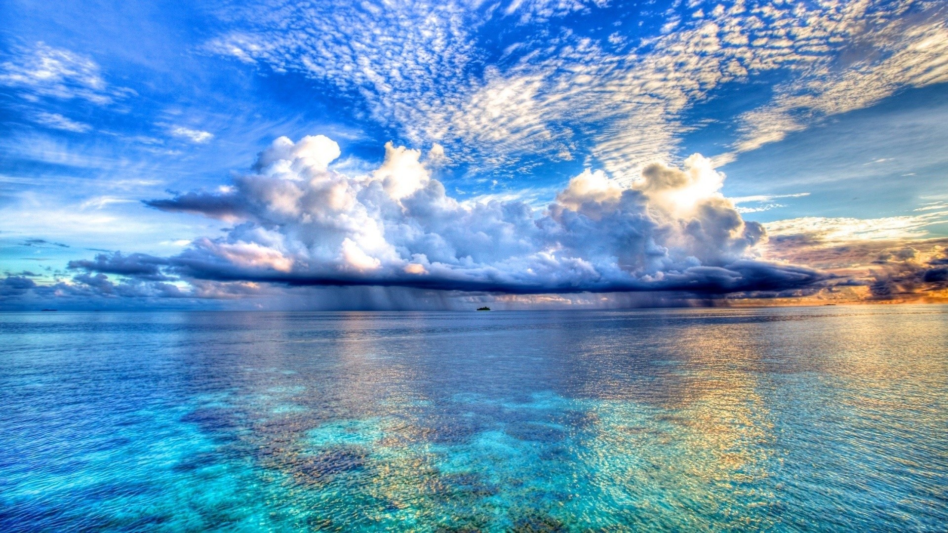 Beautiful Sea Wide HD Desktop Background Wallpaper Photos