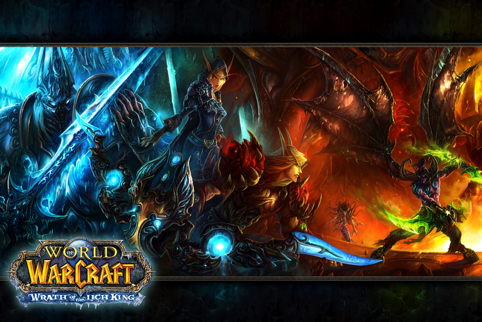 World Of Warcraft Wrath Lich King Wow Wallpaper Background Desktop Mmo