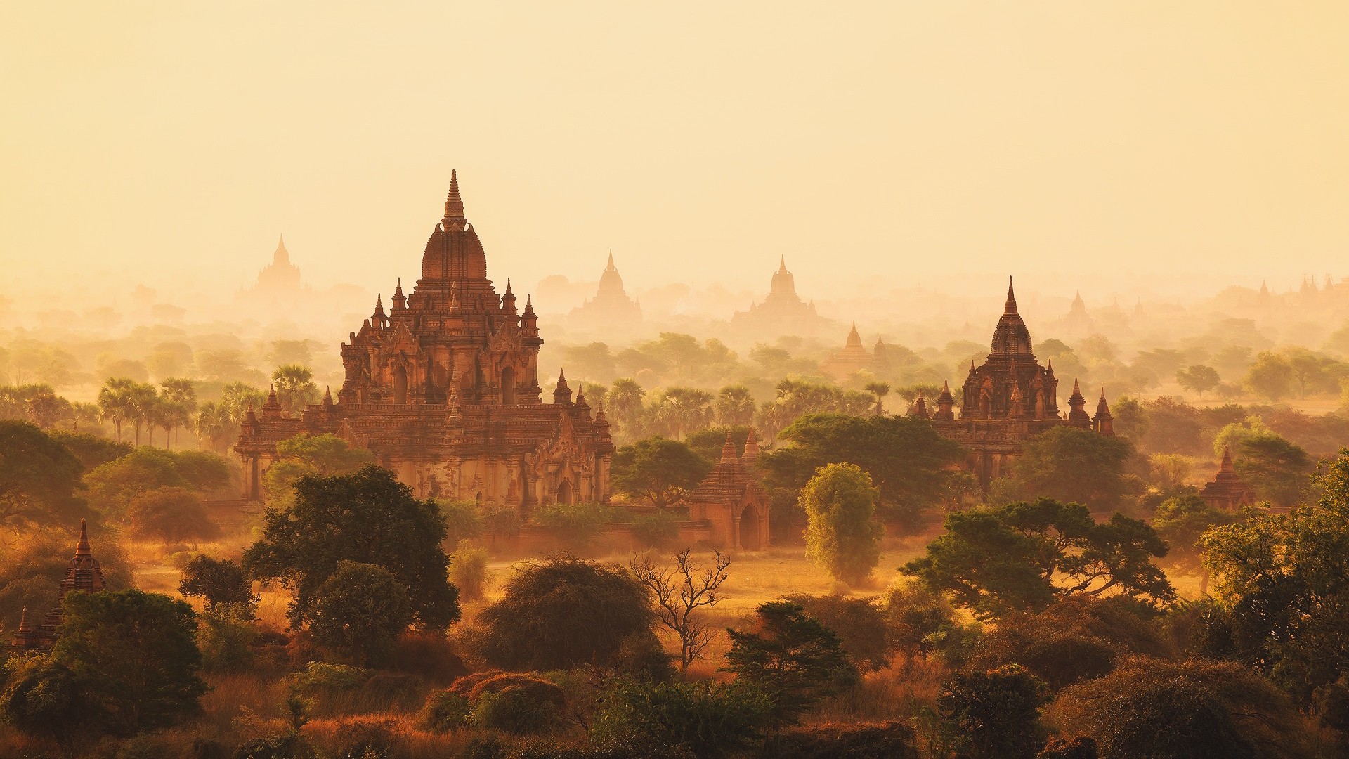 Painting Burma Artwork Myanmar Wallpaper Mocah