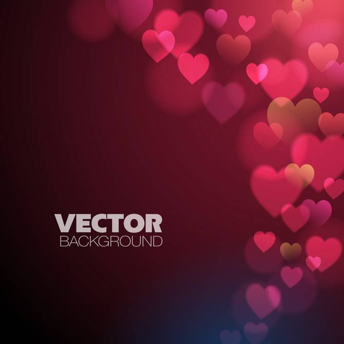 Valentine Day Background Design Stock