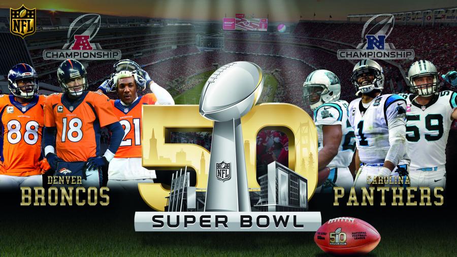 Denver Broncos Vs Carolina Panthers Super Bowl L 4k Wallpaper