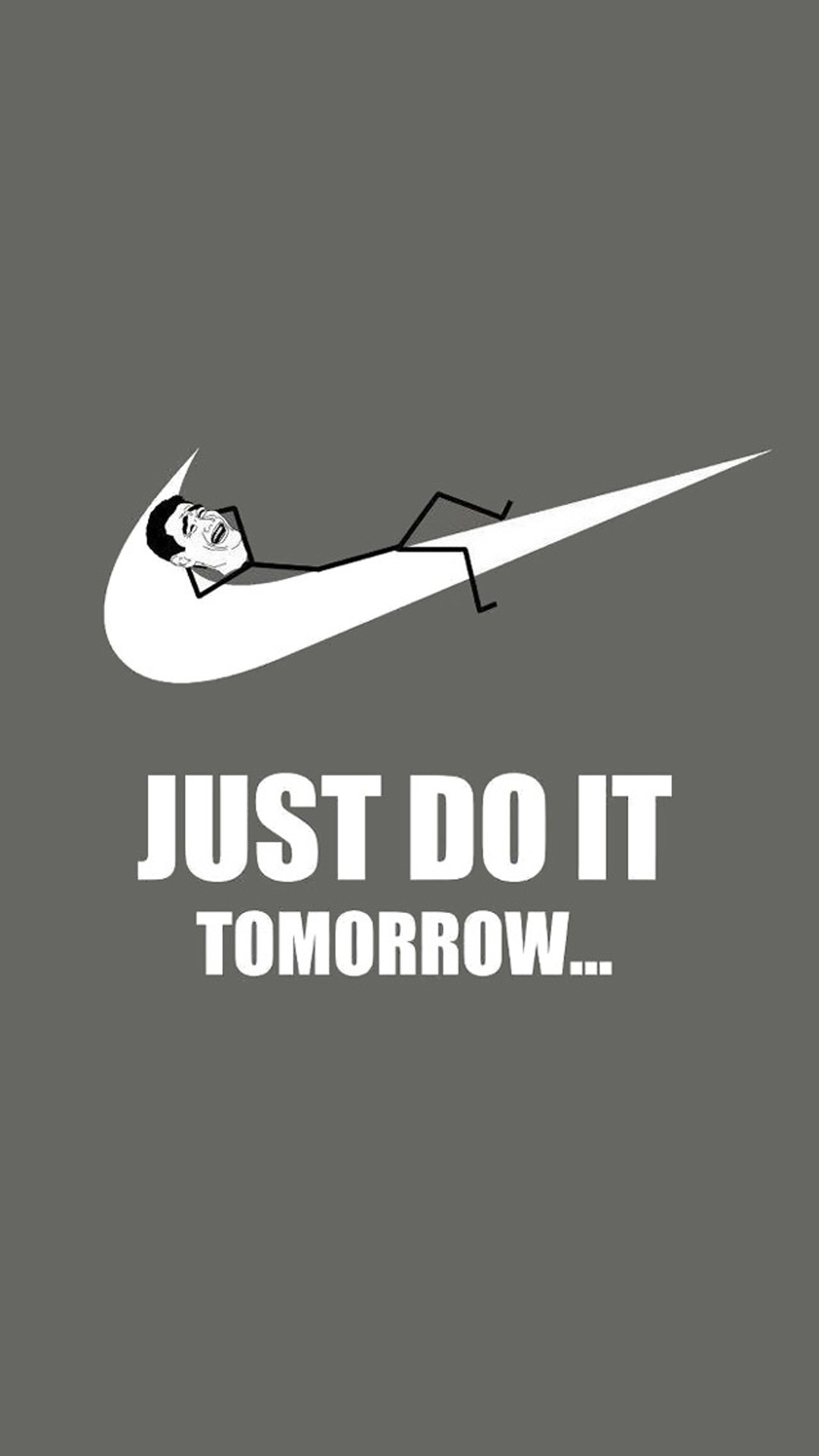 Just Do It Tomorrow Nike iPhone 6 Wallpaper Download iPhone