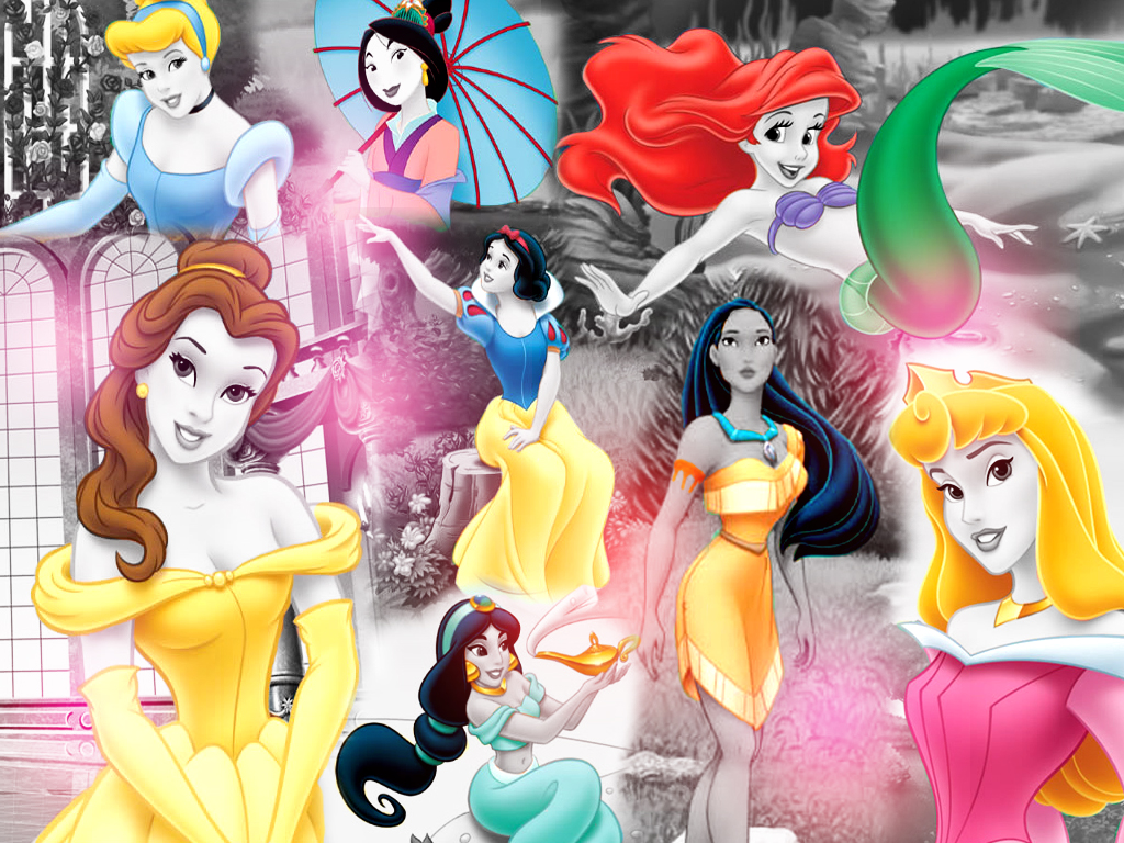 Princess Wallpaper HD Desktop Disney Pictures Black And