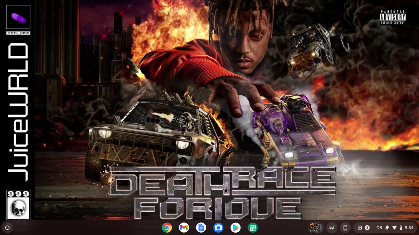Death Race For Love wallpaper on my chromebook for 3 year