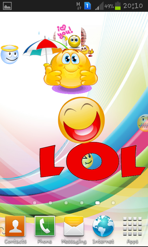 Emoji Fun Touch Live Wallpaper Android Apps On Google Play