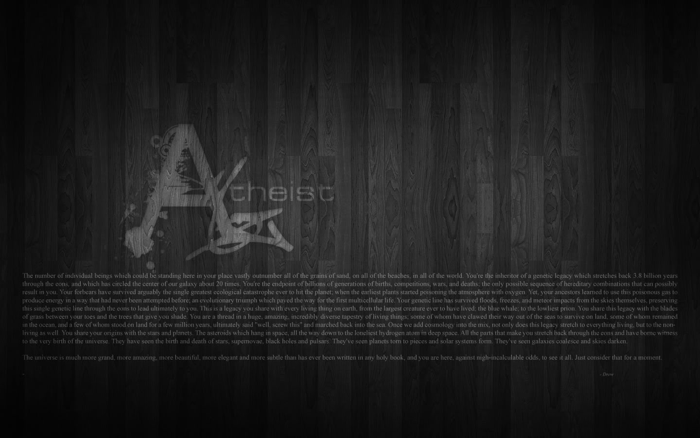 Atheism Wallpaper For