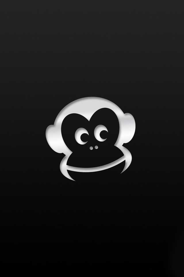 Cute Monkey Simply Beautiful iPhone Wallpaper