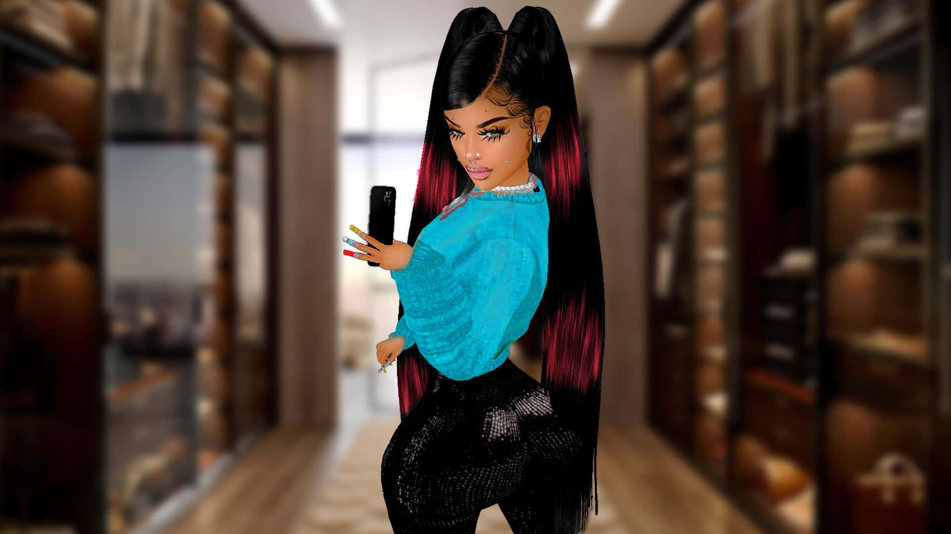 Imvu Mirror Selfie Wallpaper