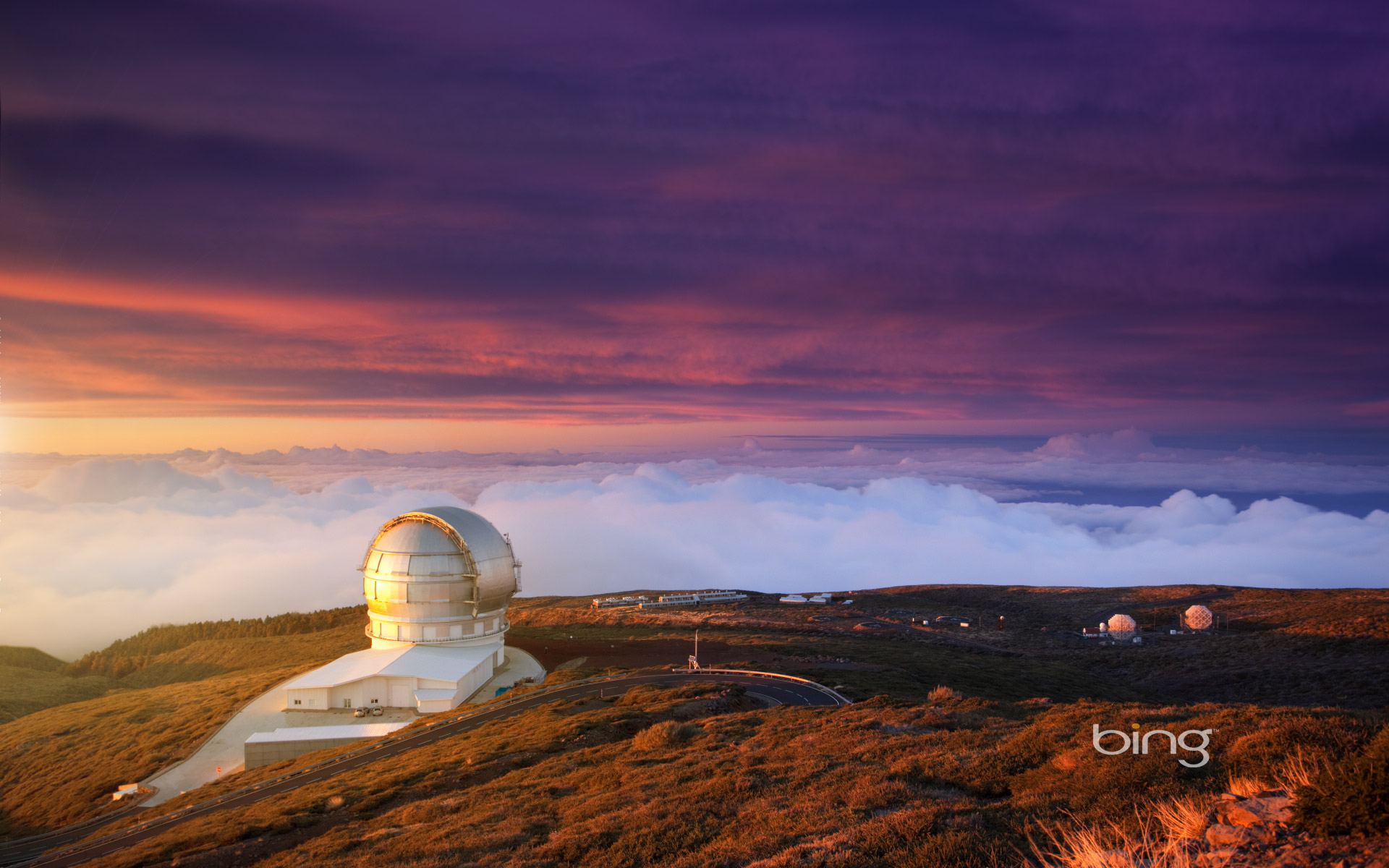 Roque De Los Muchachos Observatory On La Palma In The Canary Islands