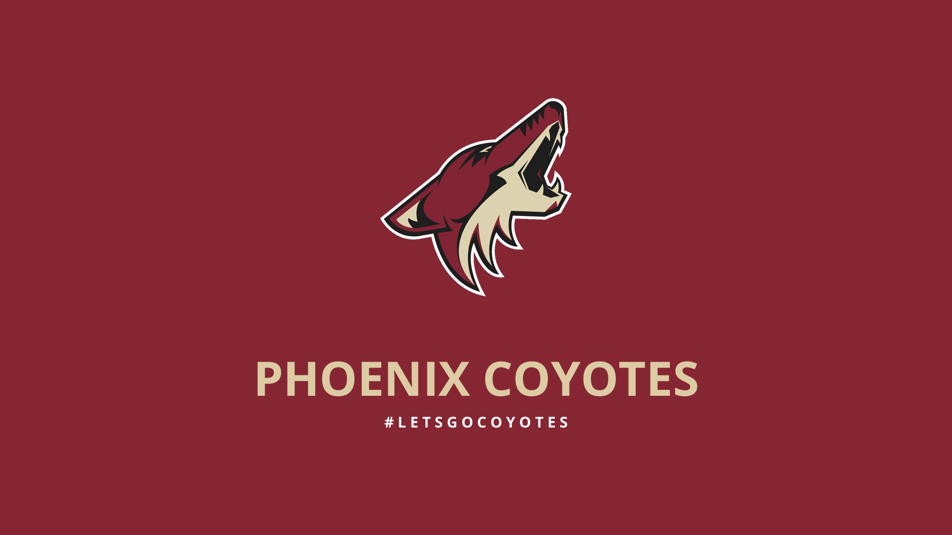 Minimalist Phoenix Coyotes Wallpaper By Lfiore