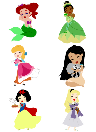 Cute Disney Princesses Princess Fan Art