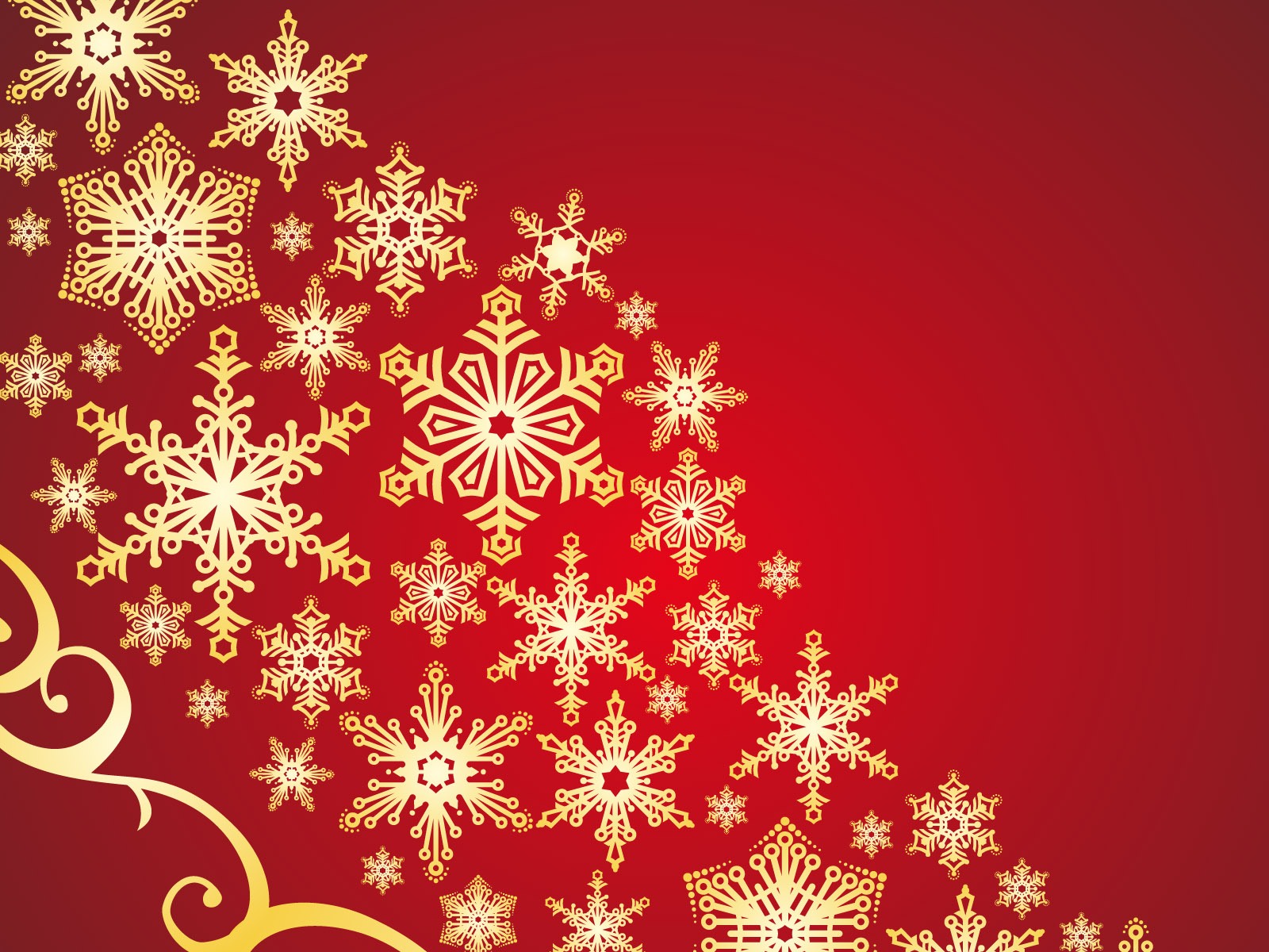Holiday Snowflakes Pattern Desktop Wallpaper