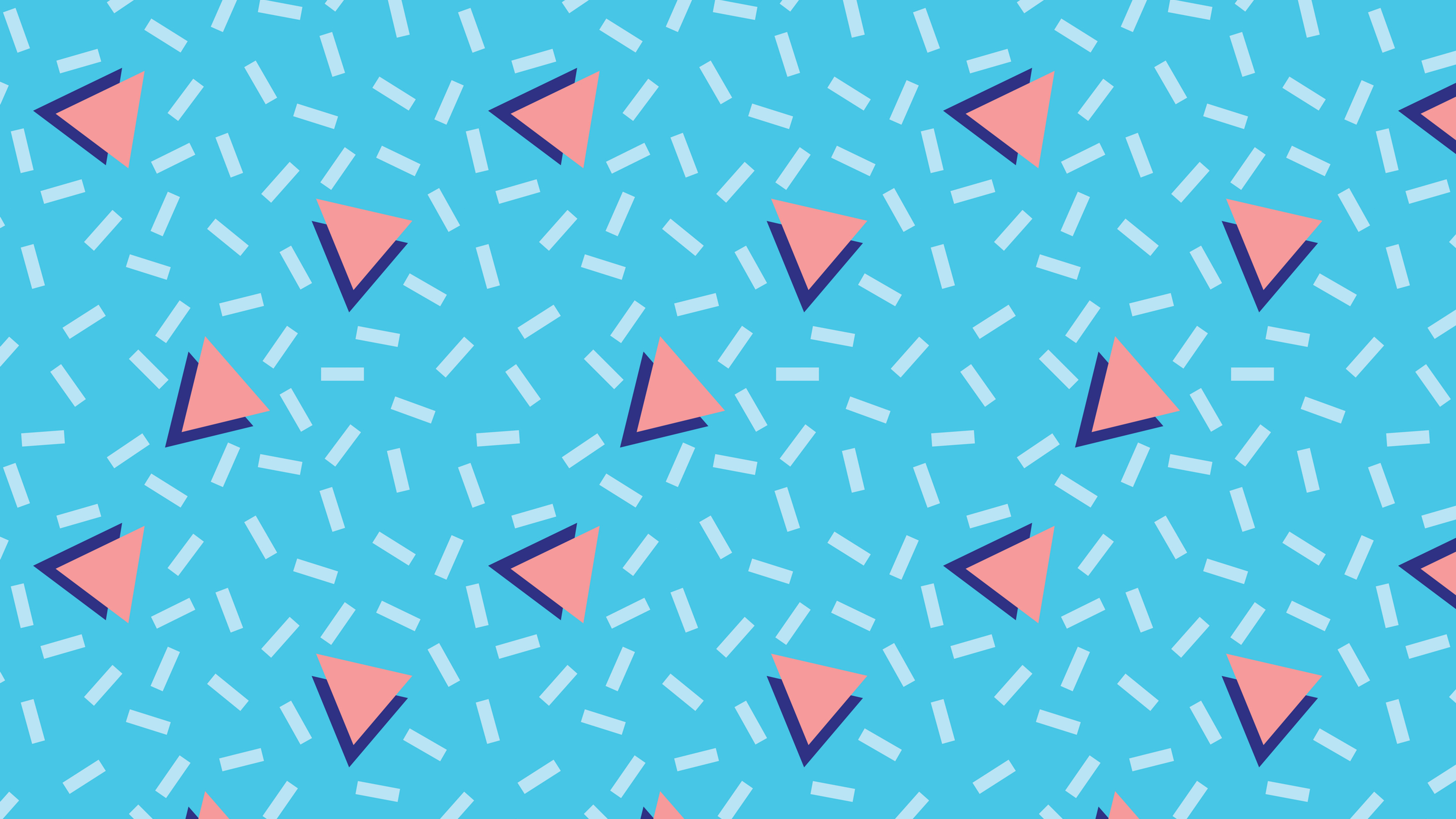 Memphis Abstract Style 4k HD Wallpaper Image