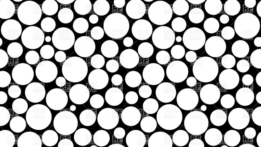Black White Polka Dot Background Clip Art Quotes