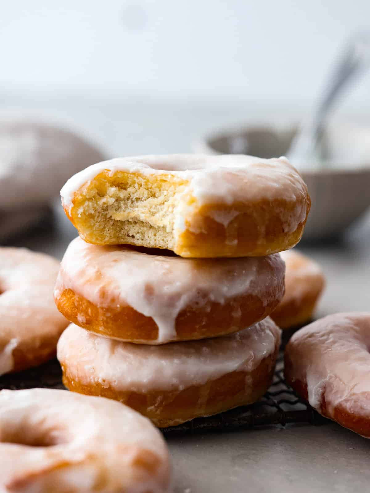 Satisfy Your Cravings With A Freshly Glazed Donut Wallpaper