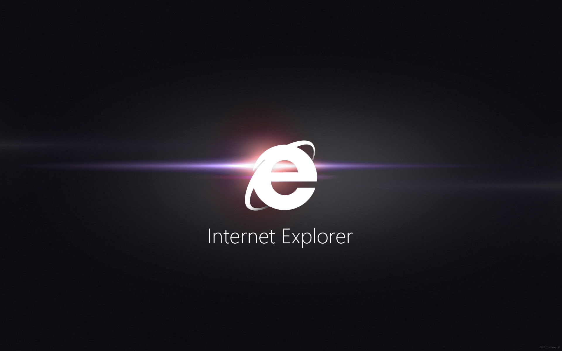 Wallpaper Inter Explorer Logo