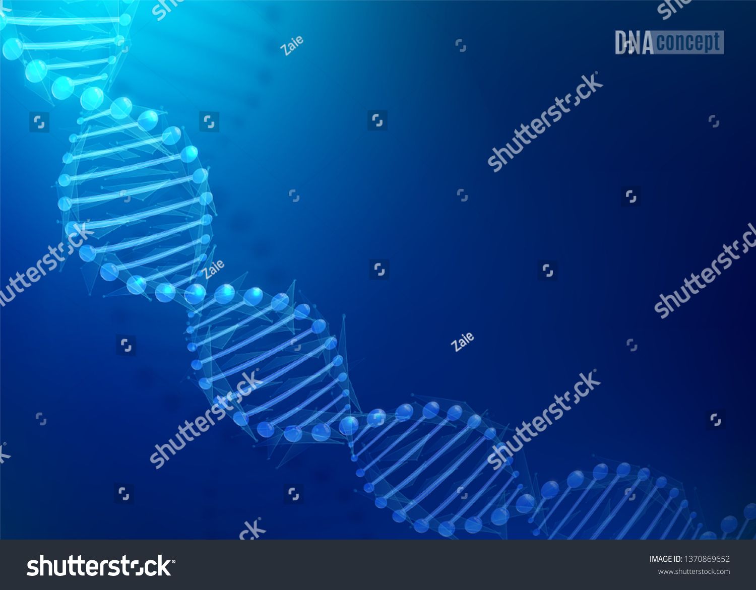 Free download DNA science technology vector background for biomedical ...