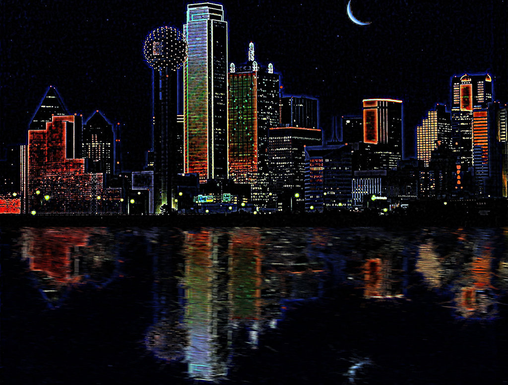 Dallas Skyline By Texmanson