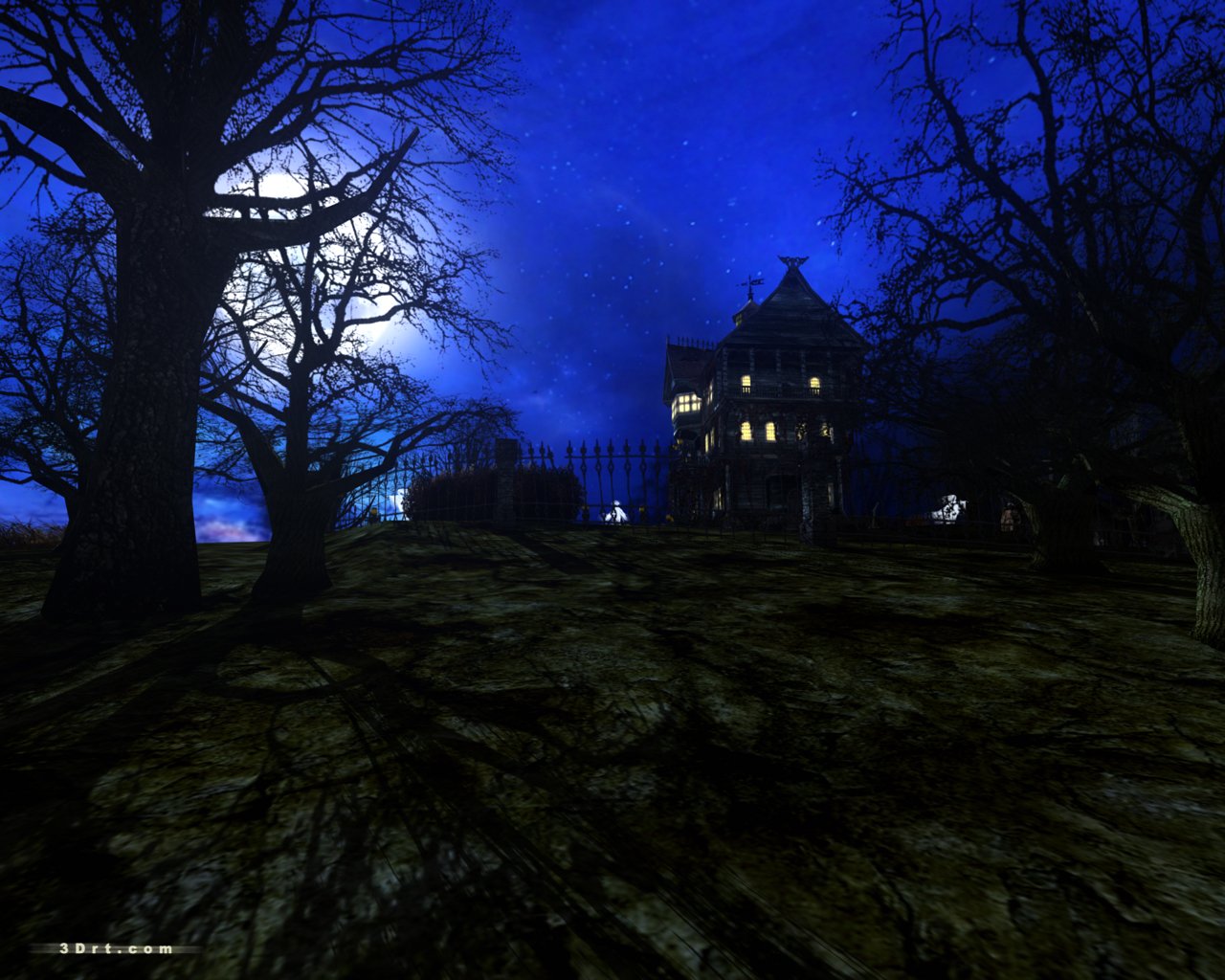 Check also haunted house wallpapers 1280x1024