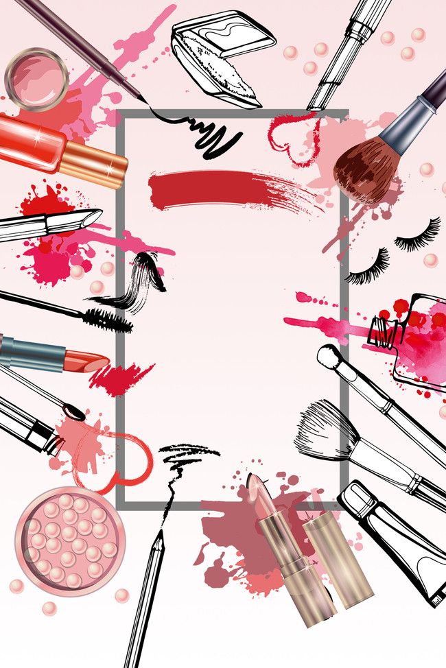 Beauty Cosmetics Poster Background Makeup Posters