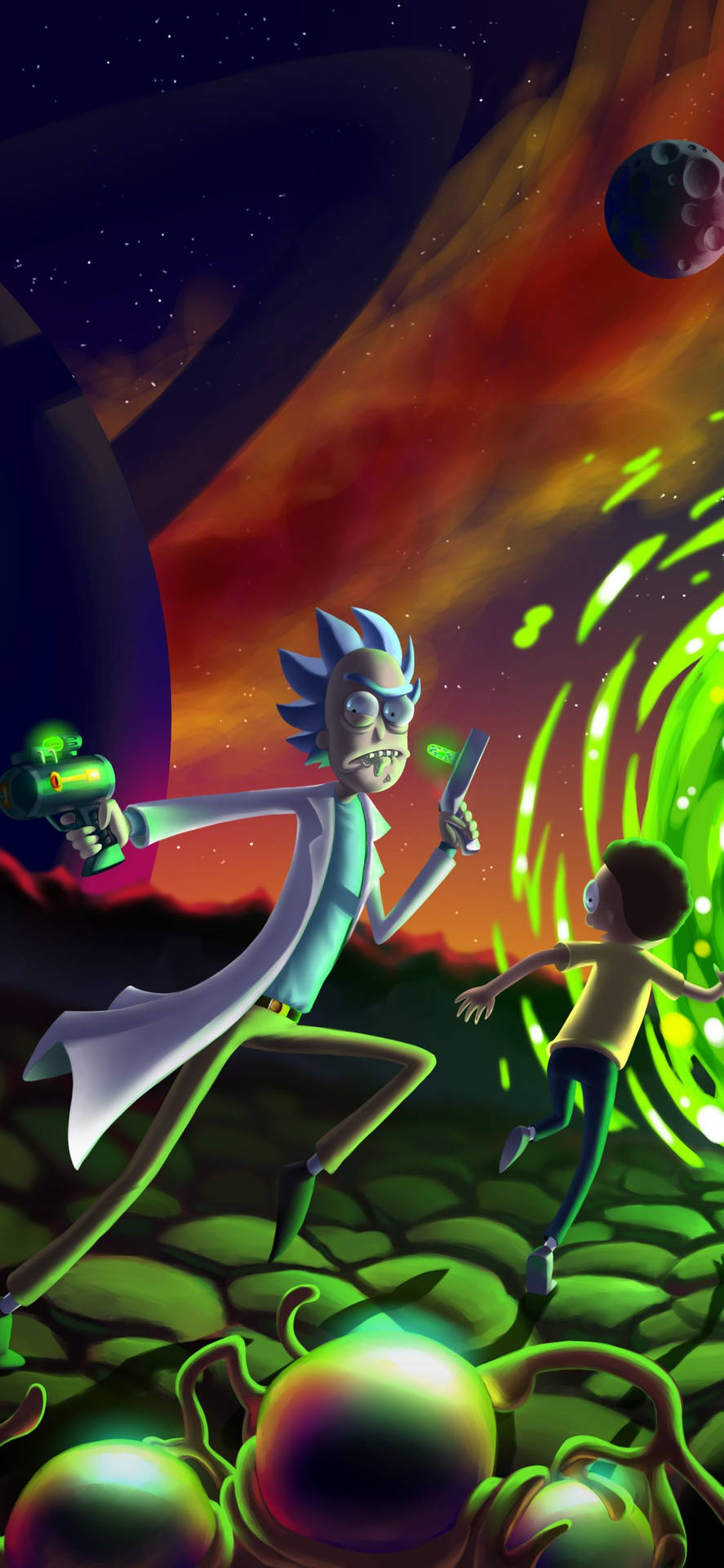 Rick And Morty Phone Wallpaper