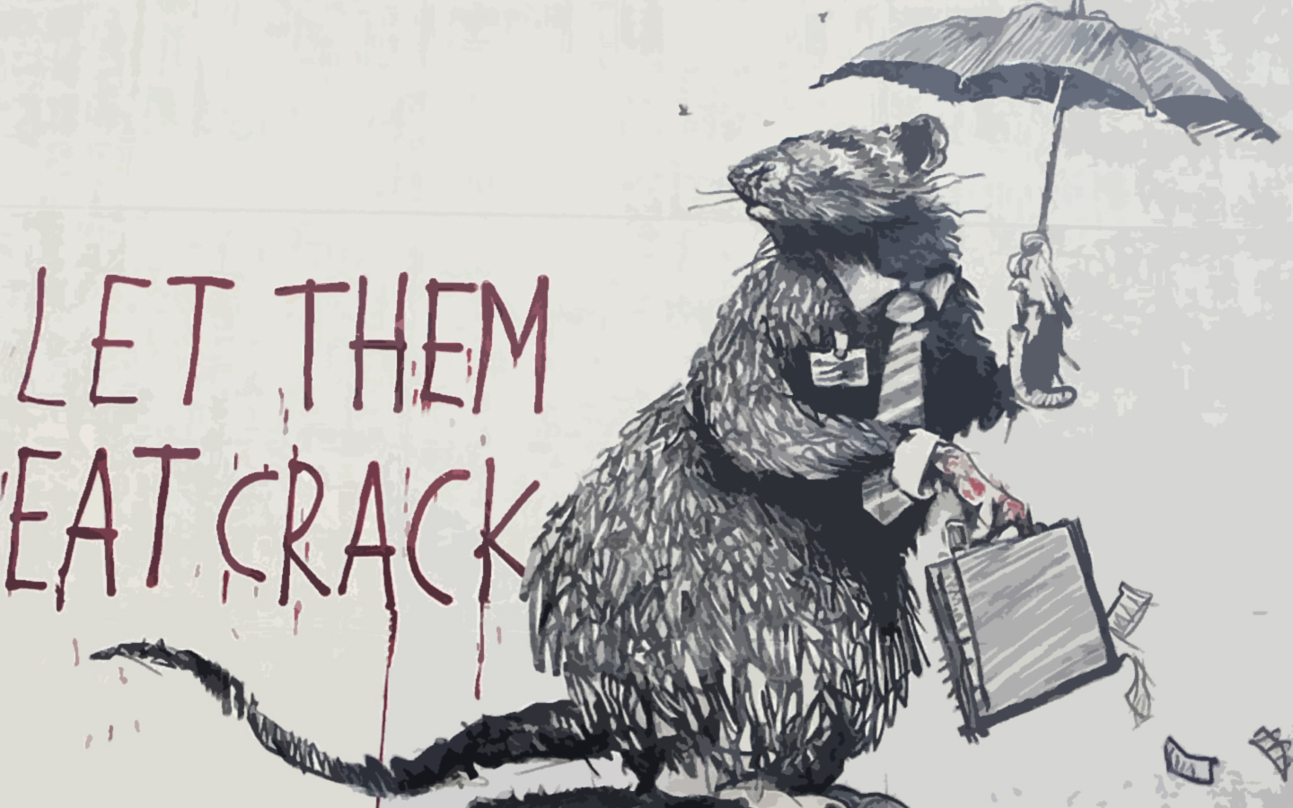 Banksy Street Wallpaper Art