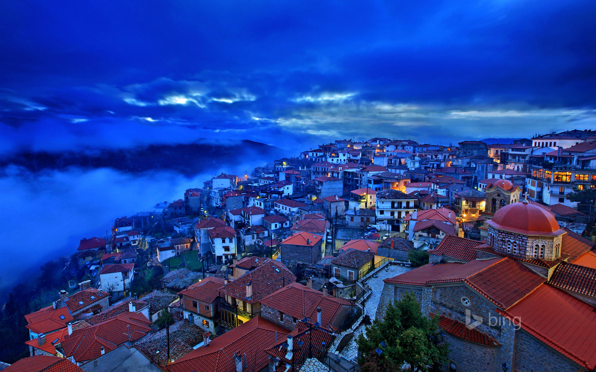 Arachova Greece Bing Wallpaper Sonu Rai