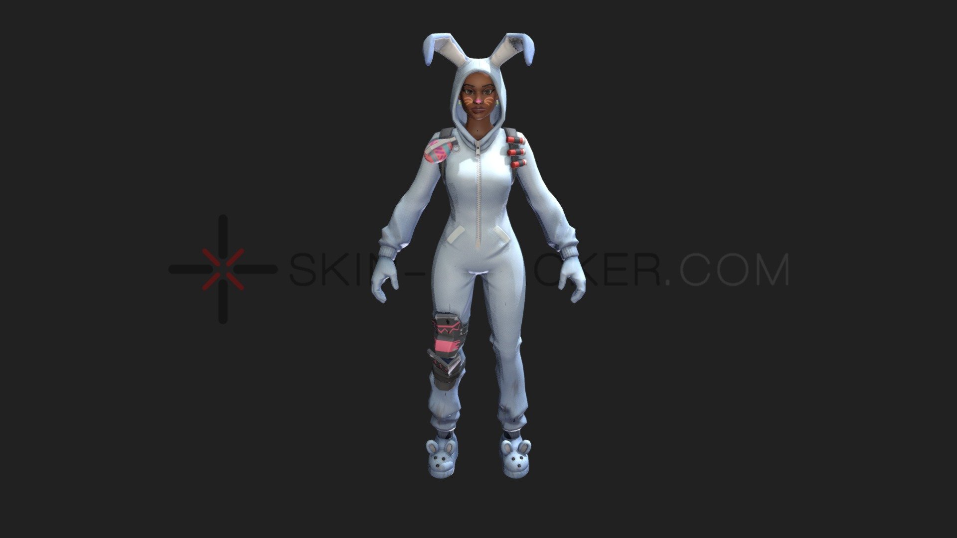 Fortnite Bunny Brawler 3d Model By Skin Tracker