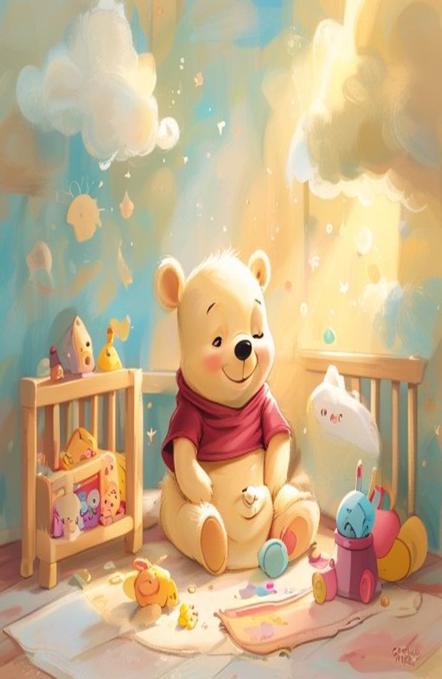 Baby Winnie The Pooh Wallpaper