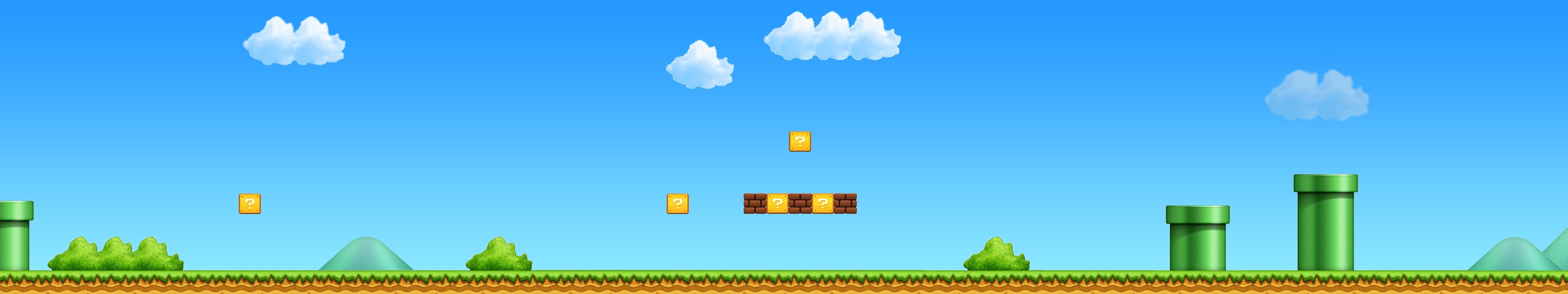Simple Mario Level Background by Flayh