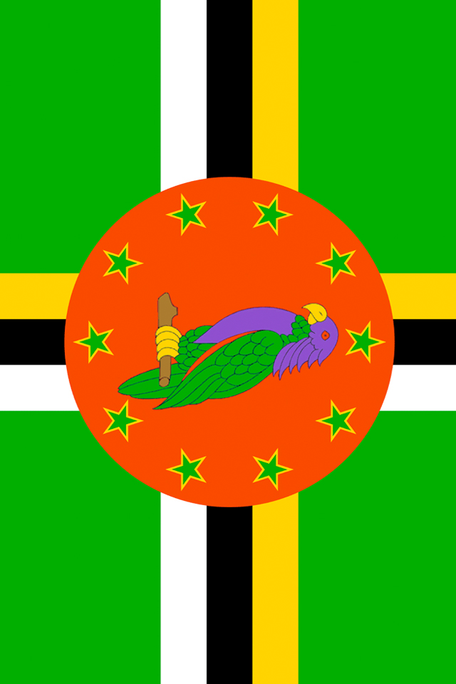 Dominica Flag iPhone Wallpaper HD