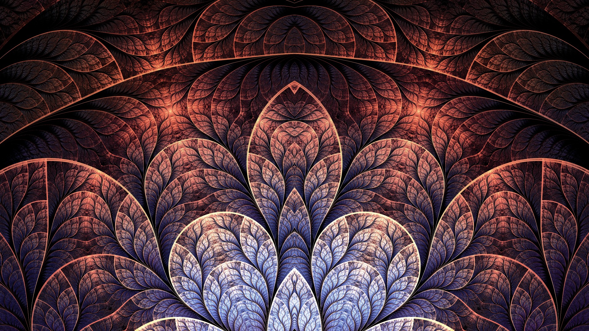 Pattern Wallpaper Abstract Most Popular Leaf Brown
