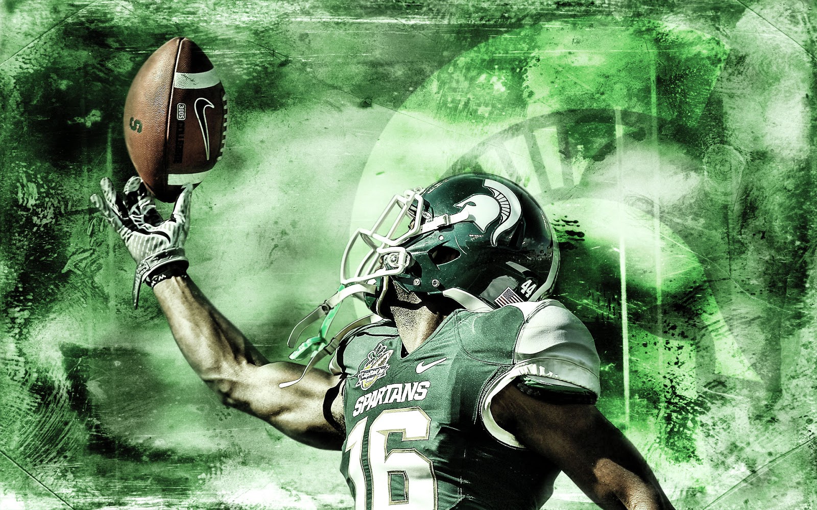 Wallpaper Displaying Image For Michigan State Spartans