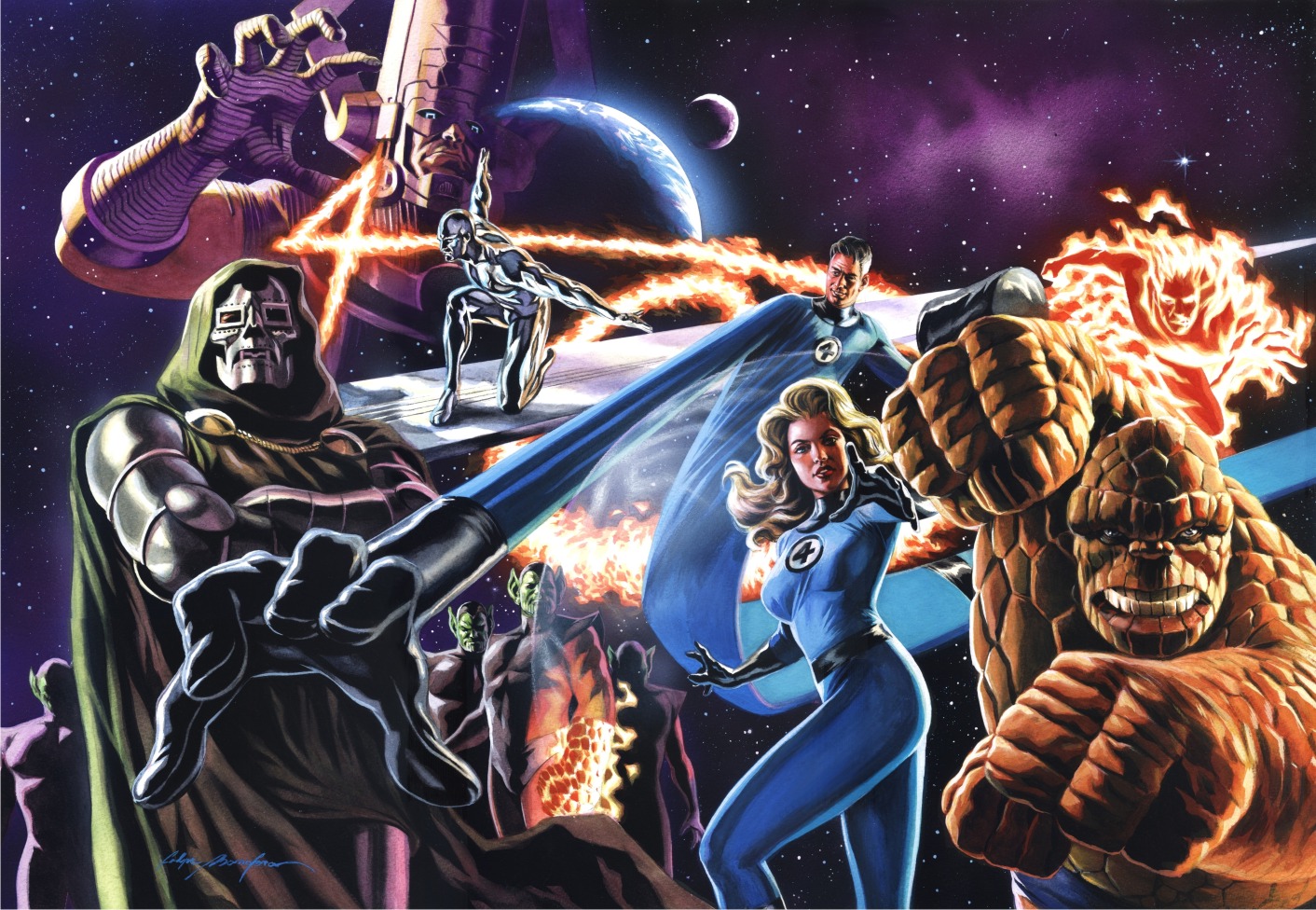 Fantastic Four Mister Thing Marvel Wallpaper