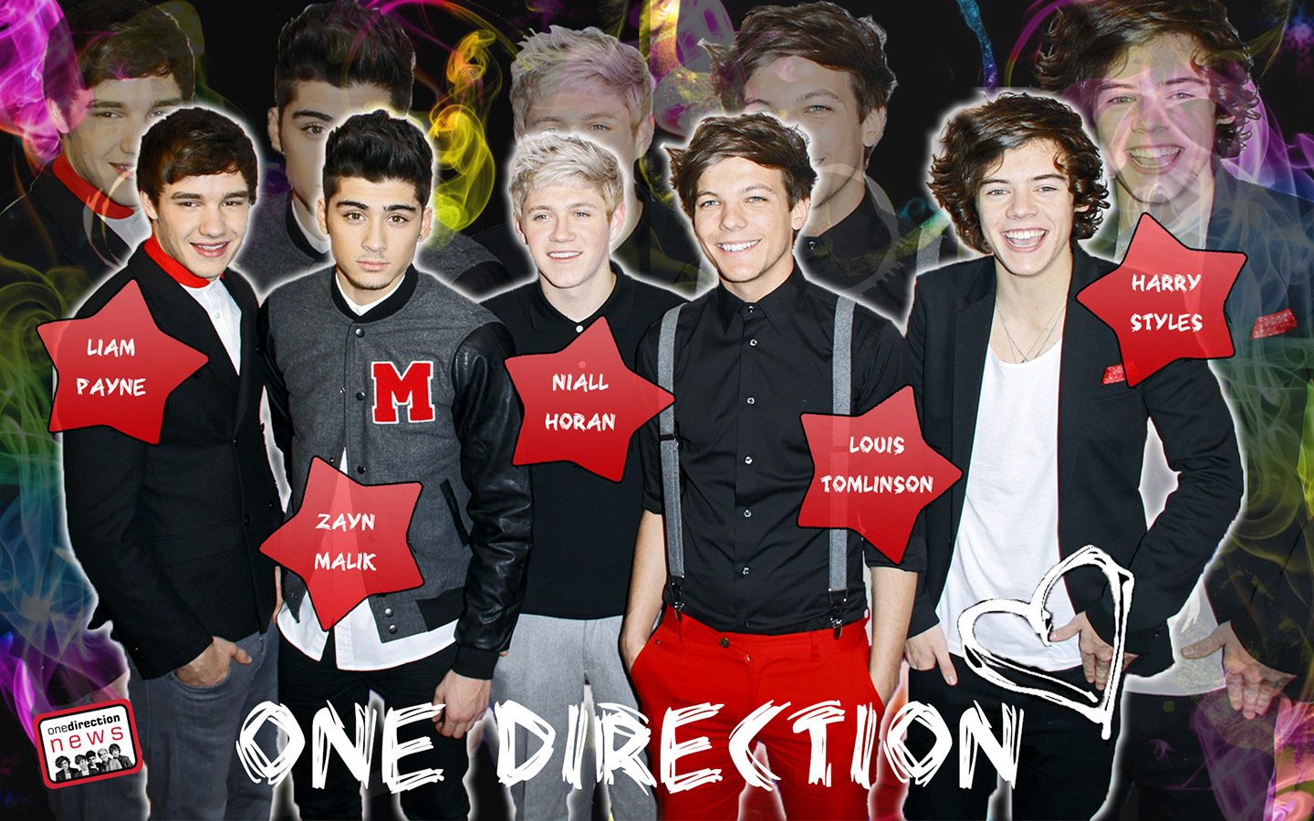 One Direction Wallpapers Harry Zayn Louis Liam and Niall