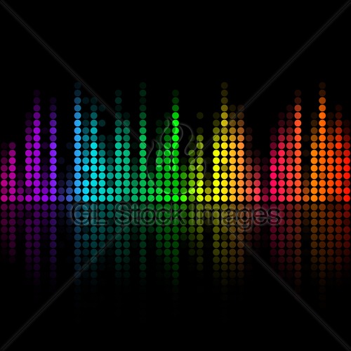 Music Bars Background Volume