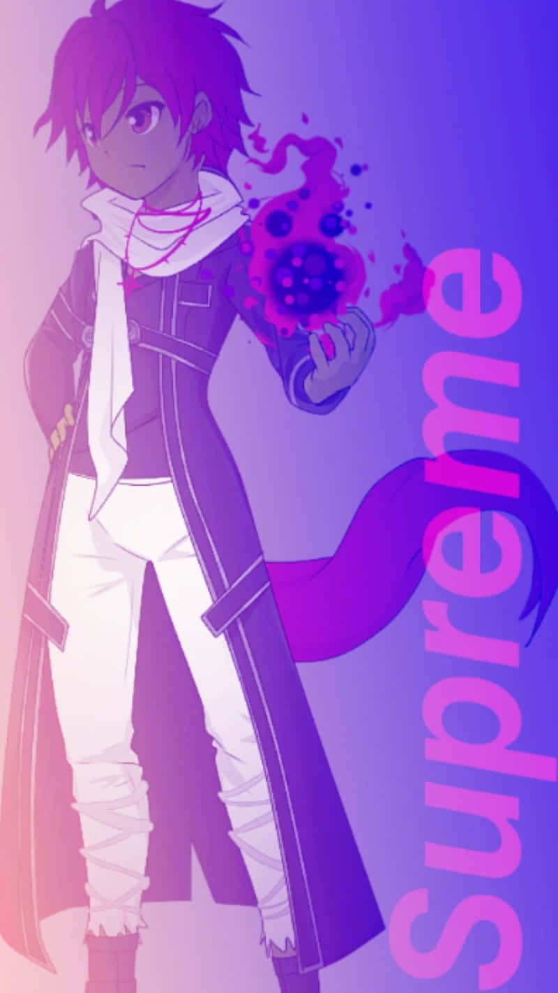 Anime Character Supreme Style Magic Wallpaper