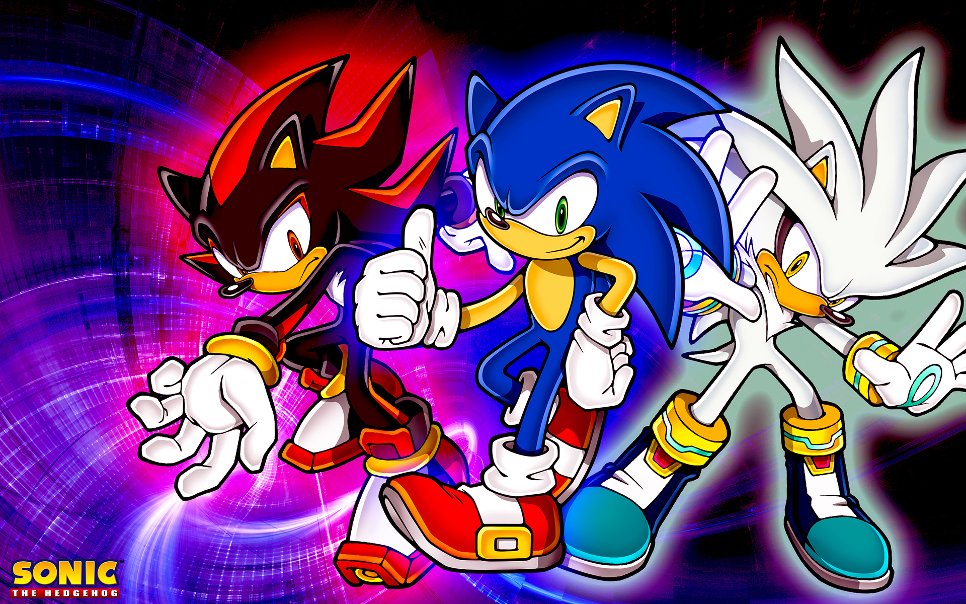 SonicShadow And Silver Wallpaper by SonicTheHedgehogBG on