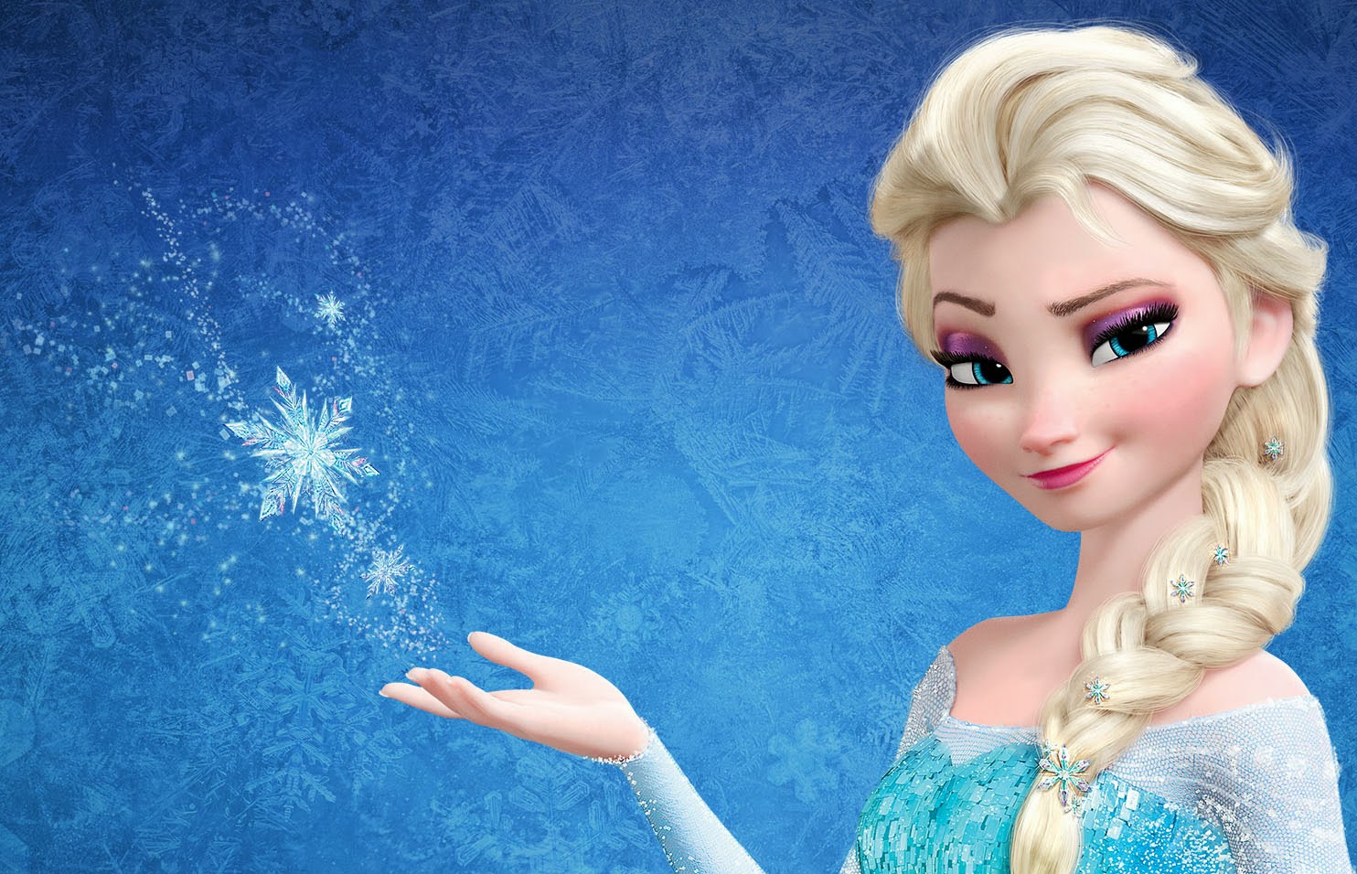 Snow Queen Elsa In Frozen Wide   1484x956 iWallHD   Wallpaper HD 1484x956
