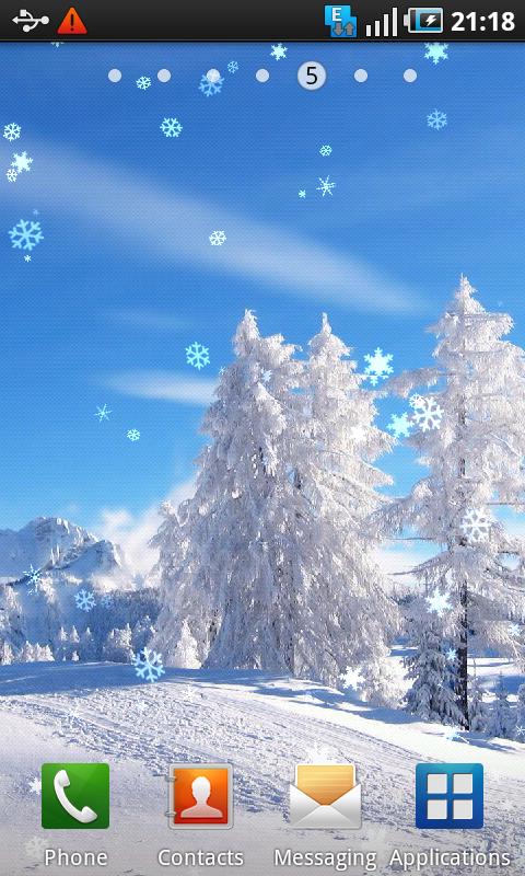 Photo Snow Live Wallpaper Android Apps On Google Play