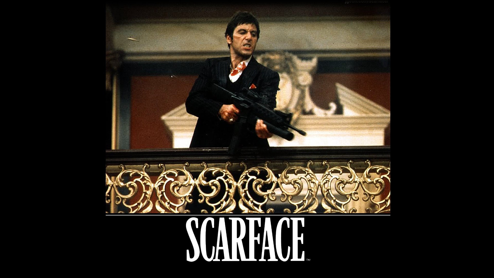 Scarface Crime Drama Movie Film Poster Dark Weapon Gun Wallpaper