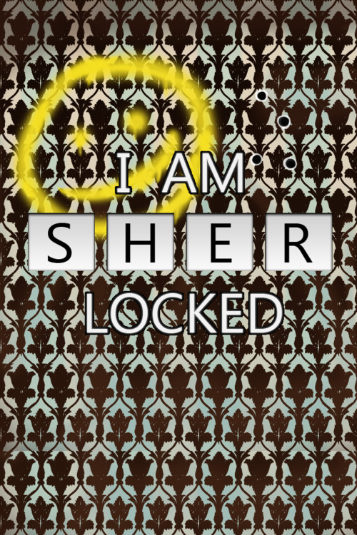 Haemimsy Smiley And Bullet Holes I Am Sher Locked Wallpaper