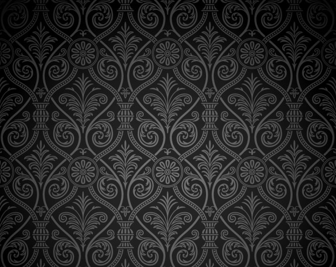 Grey Damask Ancient Looking Elements