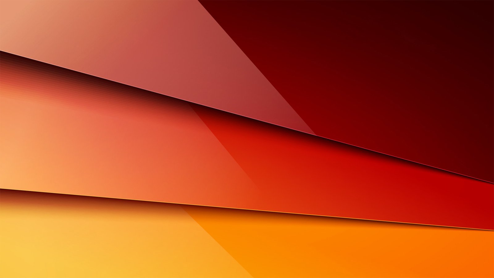 Abstract background with overlapping orange and red gradient layers, creating a warm and vibrant digital art wallpaper