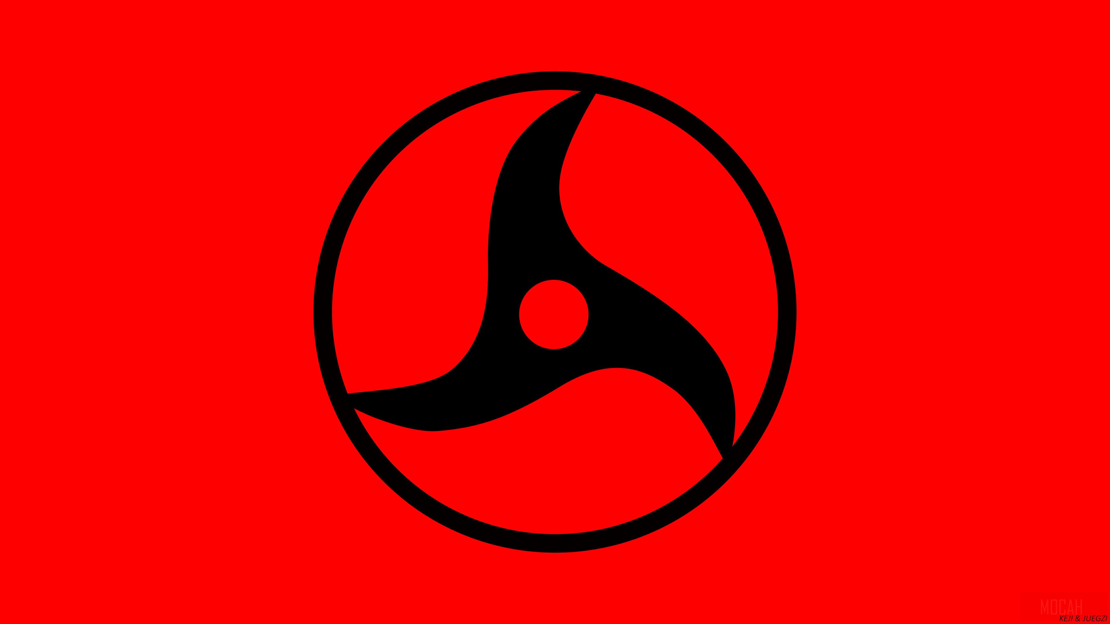 Mangeky Sharingan Minimalist Naruto 4k HD Wallpaper